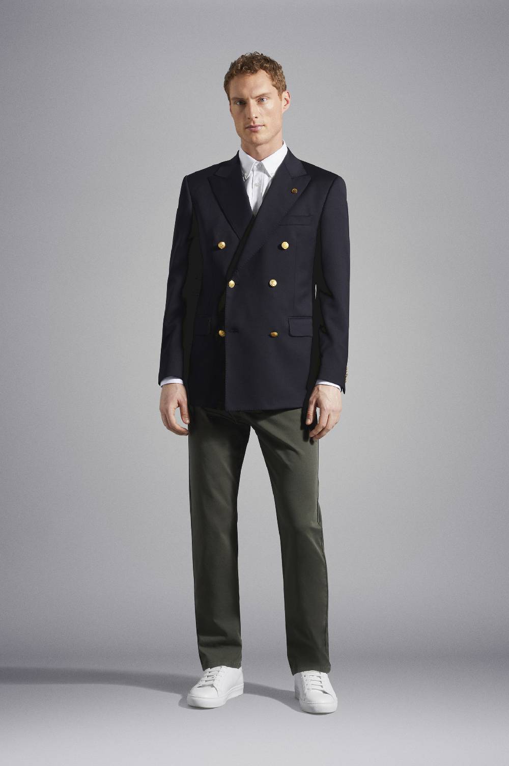 Paul & Shark Doppio petto in lana Navy Blazer Paul & Shark Esporta salva