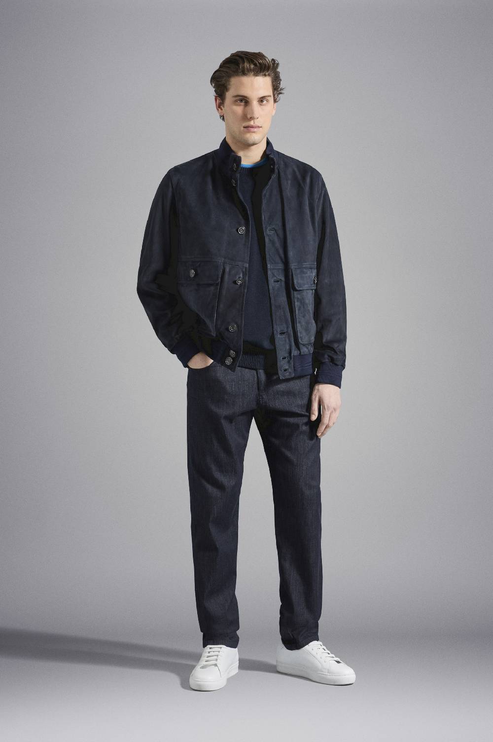 Paul & Shark Giubbotto in suede Aqualeather Paul & Shark Black Friday Prezzi