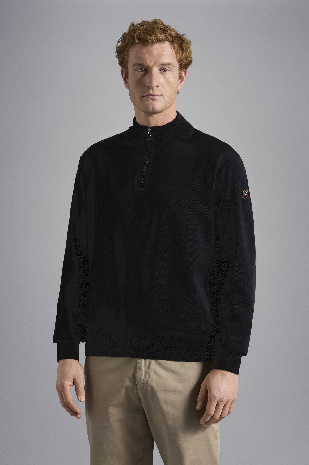 Paul & Shark Maglia in lana con zip e badge iconico Paul & Shark Negozi Online