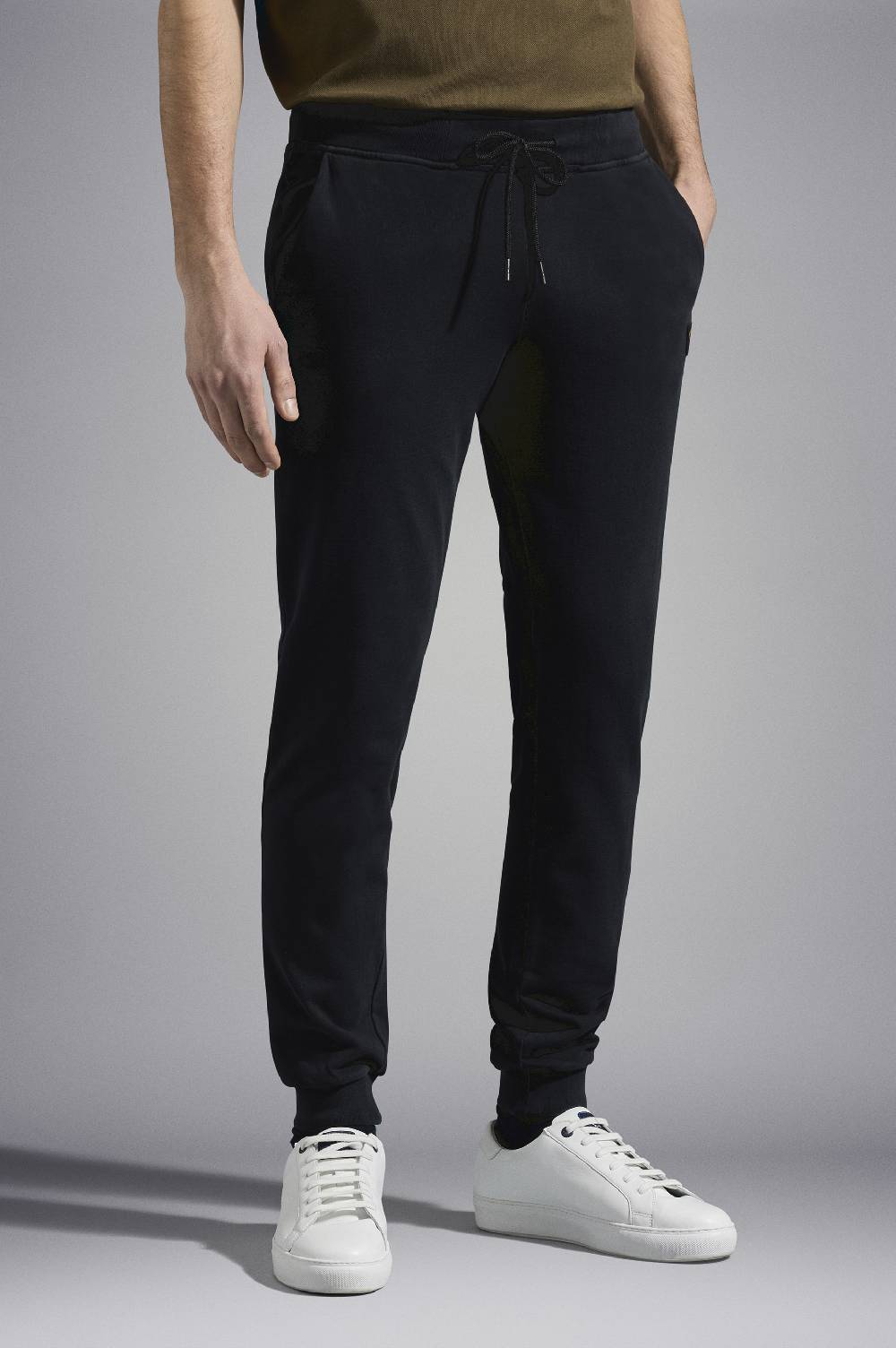 Paul & Shark Pantalone sportivo in cotone con badge iconico Paul & Shark Negozio