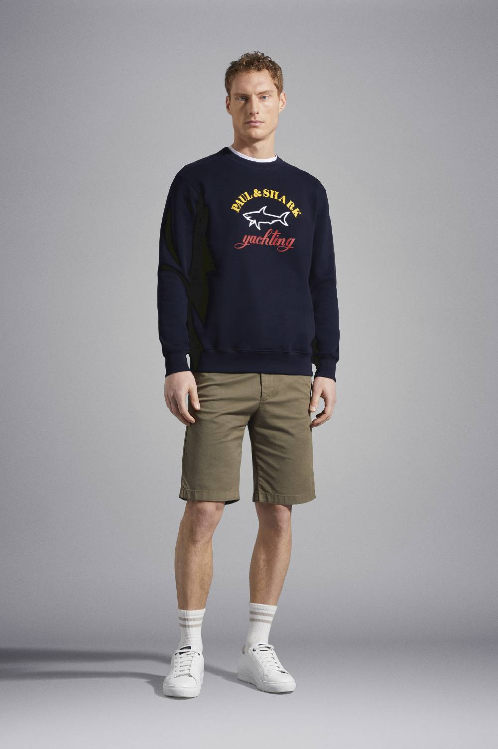 Paul & Shark felpa con stampa logo Paul & Shark Moda