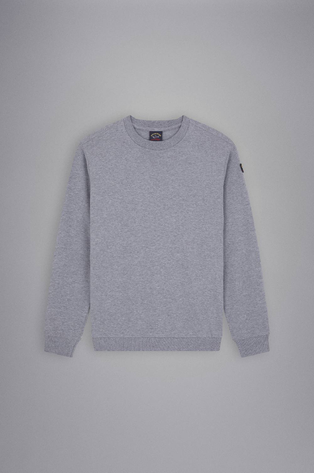 Paul & Shark Felpa in cotone con badge iconico Paul & Shark Flash Sale