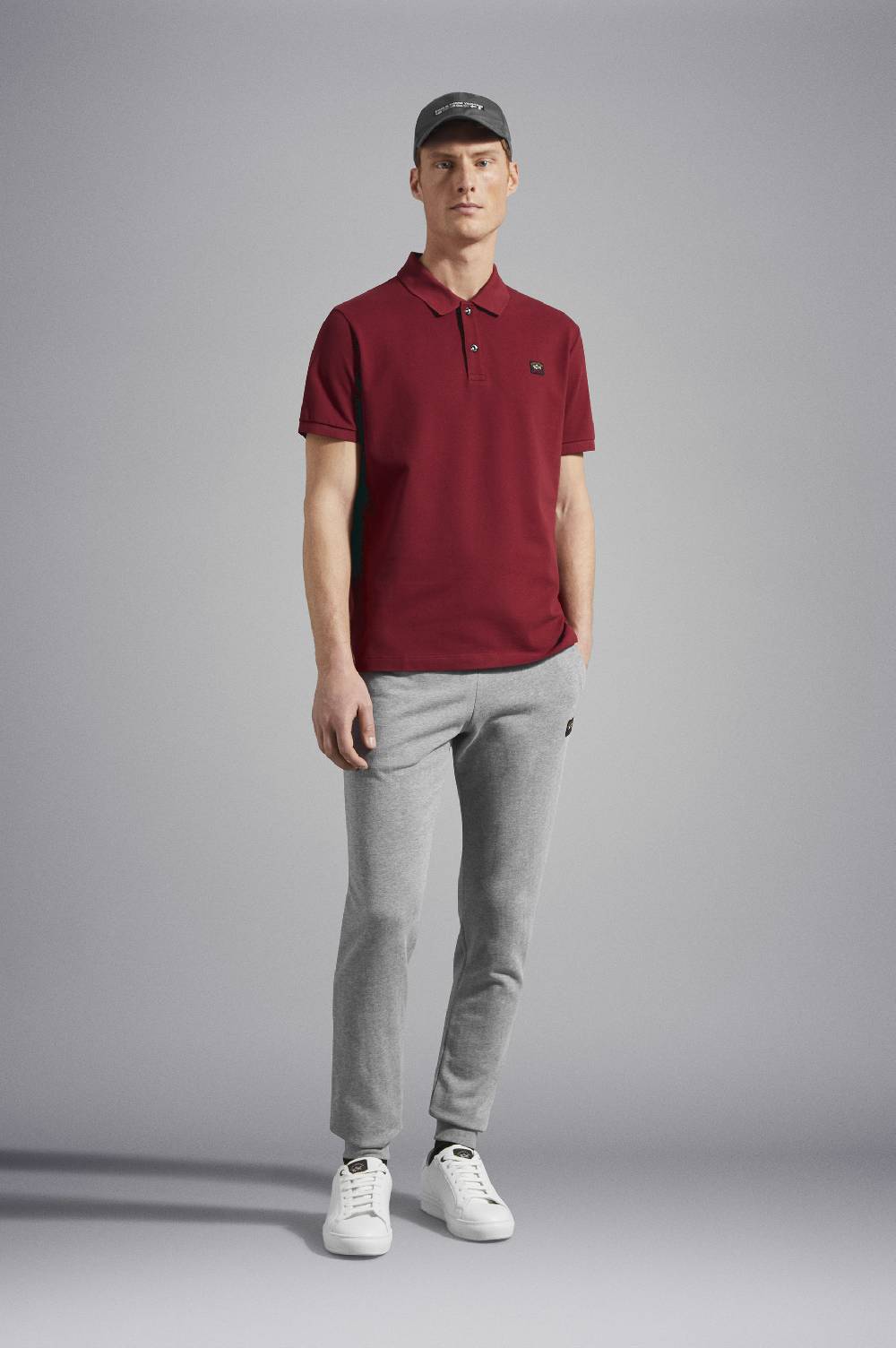 Paul & Shark Pantalone sportivo in cotone con badge iconico Paul & Shark Fornitura limitata