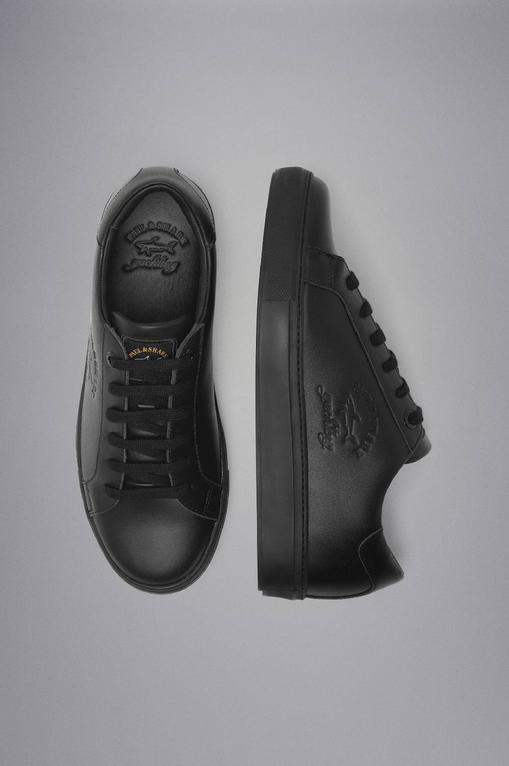 Paul & Shark Sneakers in pelle con Logo stampato Paul & Shark Offerte speciali