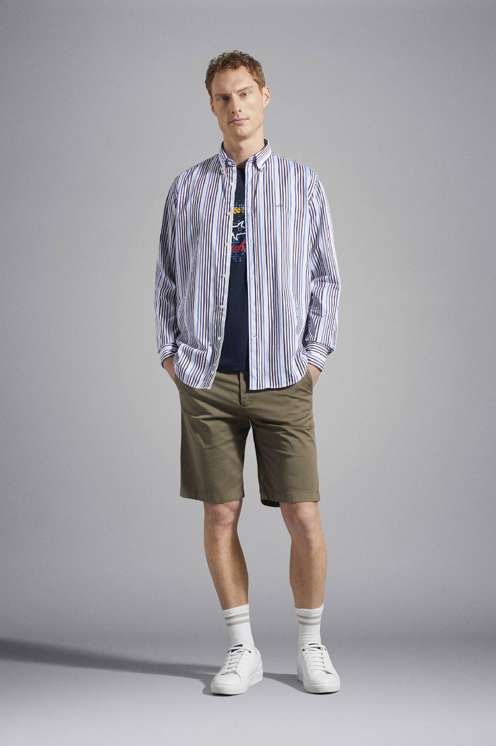 Paul & Shark Camicia in Popeline di cotone Paul & Shark Offerta settimanale