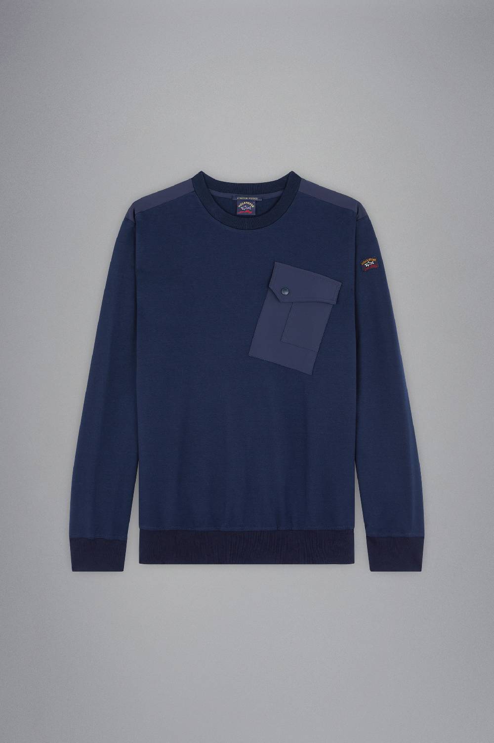 Paul & Shark Felpa in cotone Stretch con inserti in Typhoon® Paul & Shark Vendita