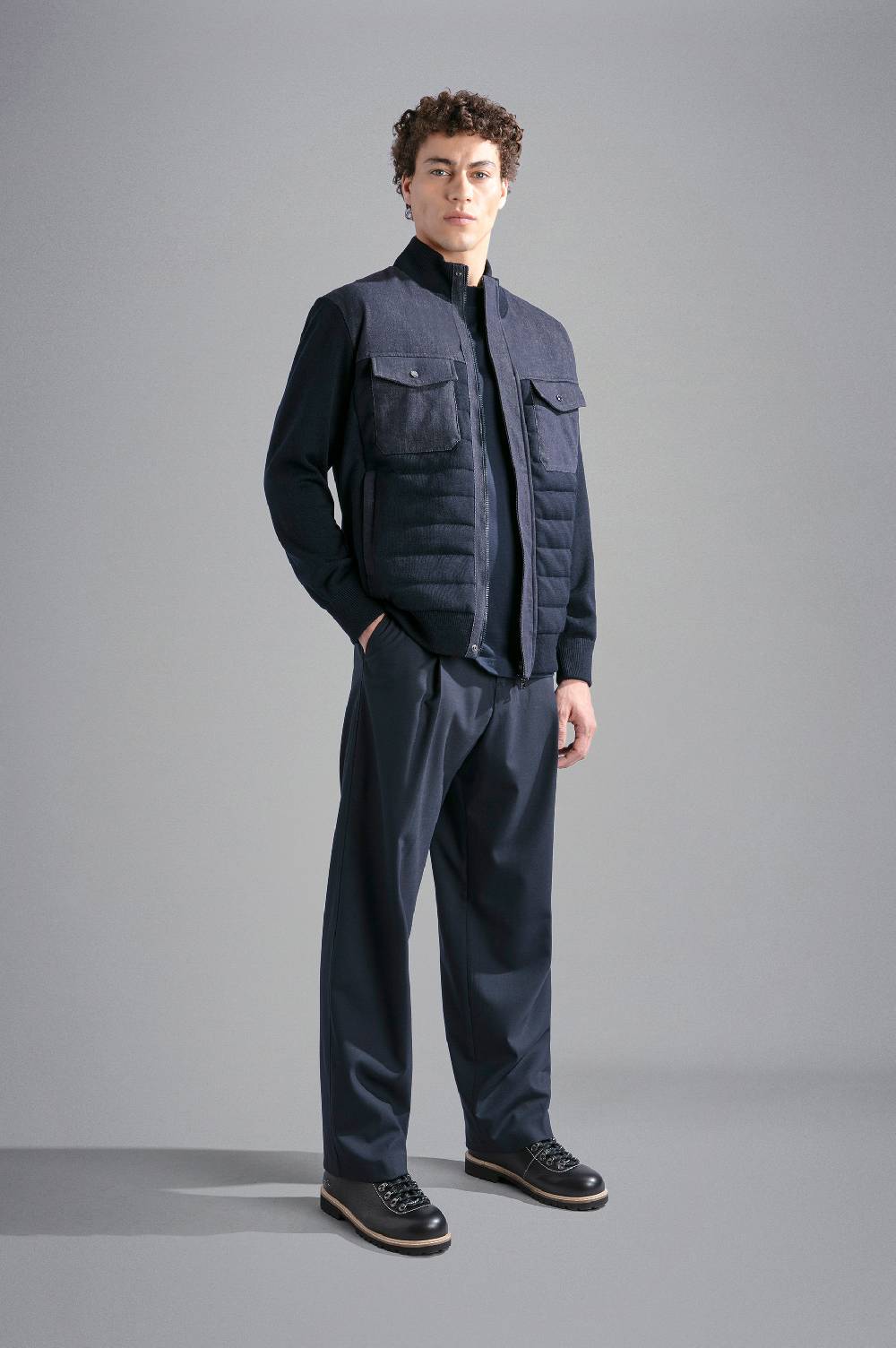 Paul & Shark Pantalone chino in lana tecnica Paul & Shark Soddisfazione Garantita