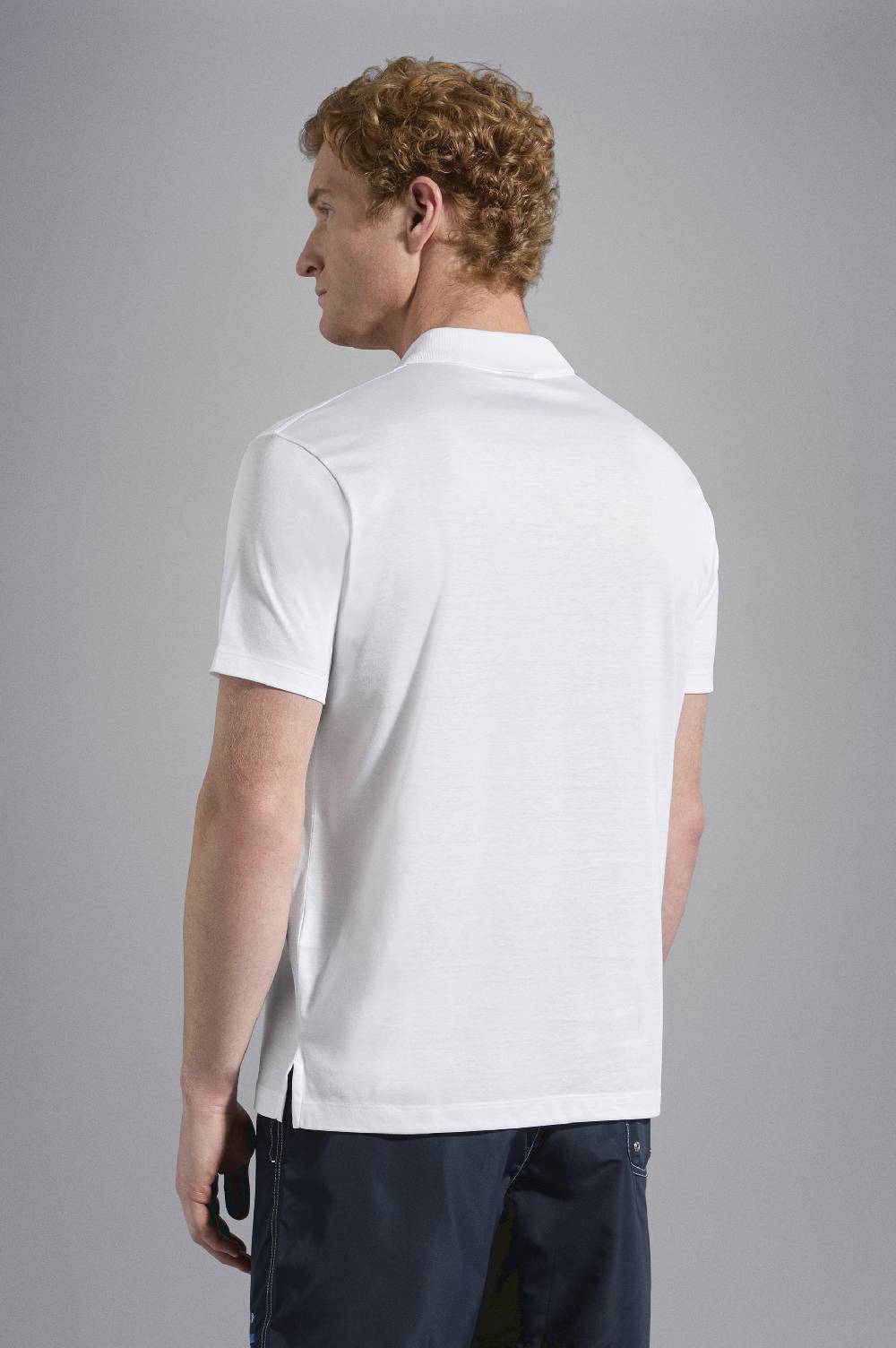 Paul & Shark Polo in jersey di cotone con Logo ricamato Paul & Shark Acquista Ora