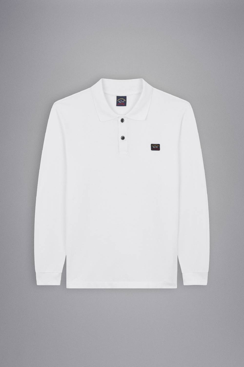 Paul & Shark Polo in cotone piqué con badge iconico Paul & Shark Fino Al -60%