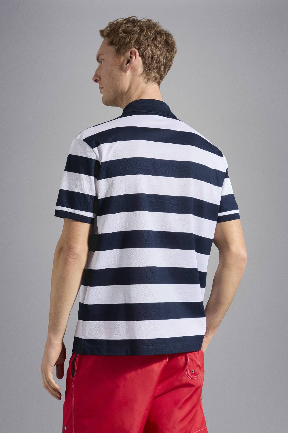 Paul & Shark Polo in cotone piqué con badge iconico Paul & Shark Shopping Online