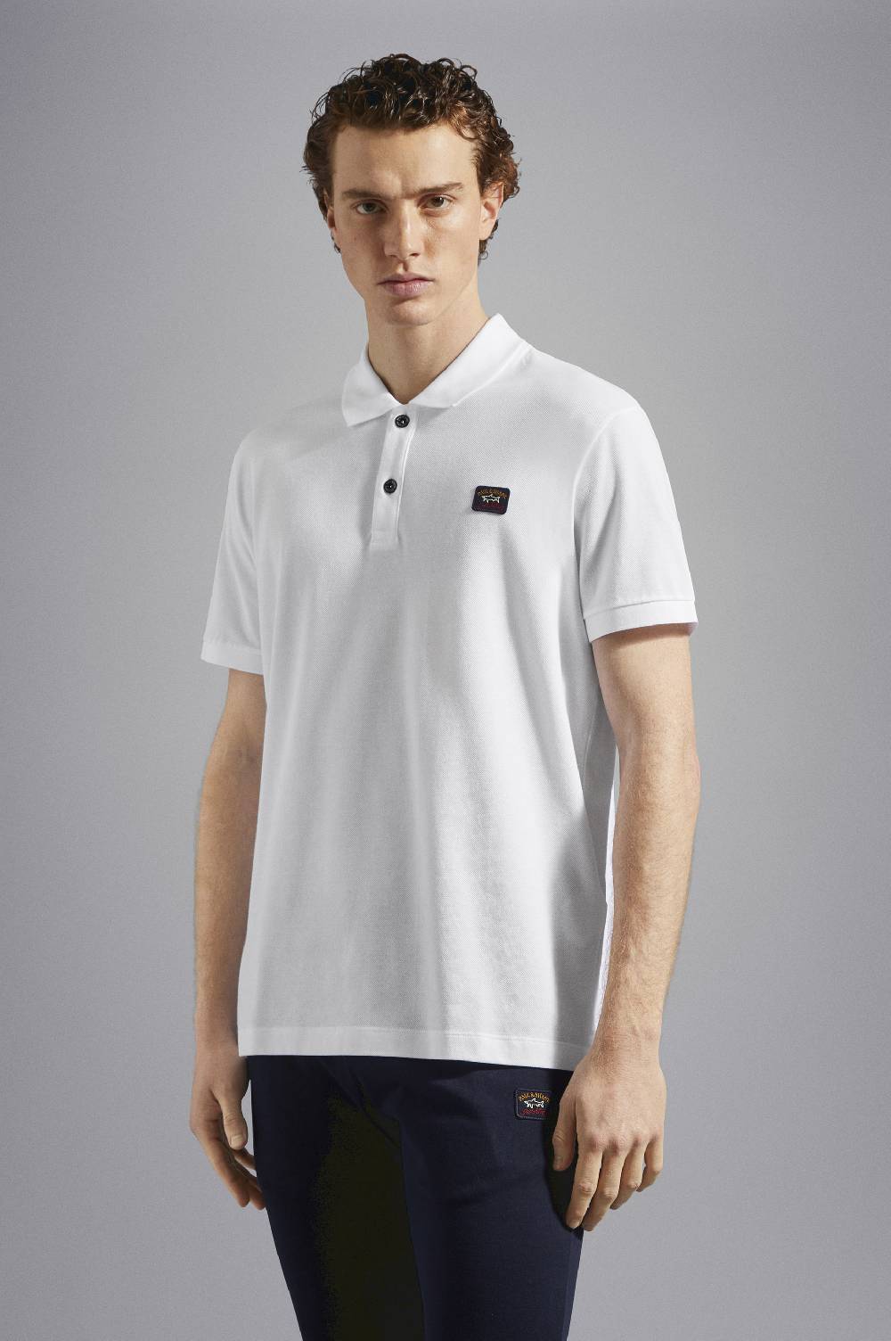 Paul & Shark Polo in cotone piqué con badge iconico Paul & Shark Affare Del Giorno