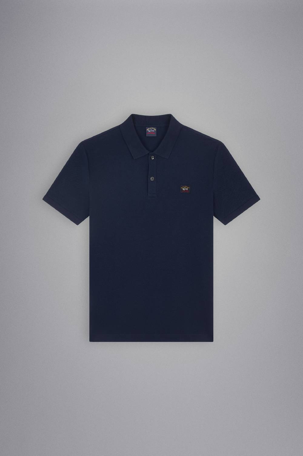 Paul & Shark Polo in cotone piqué con badge iconico Paul & Shark Presa