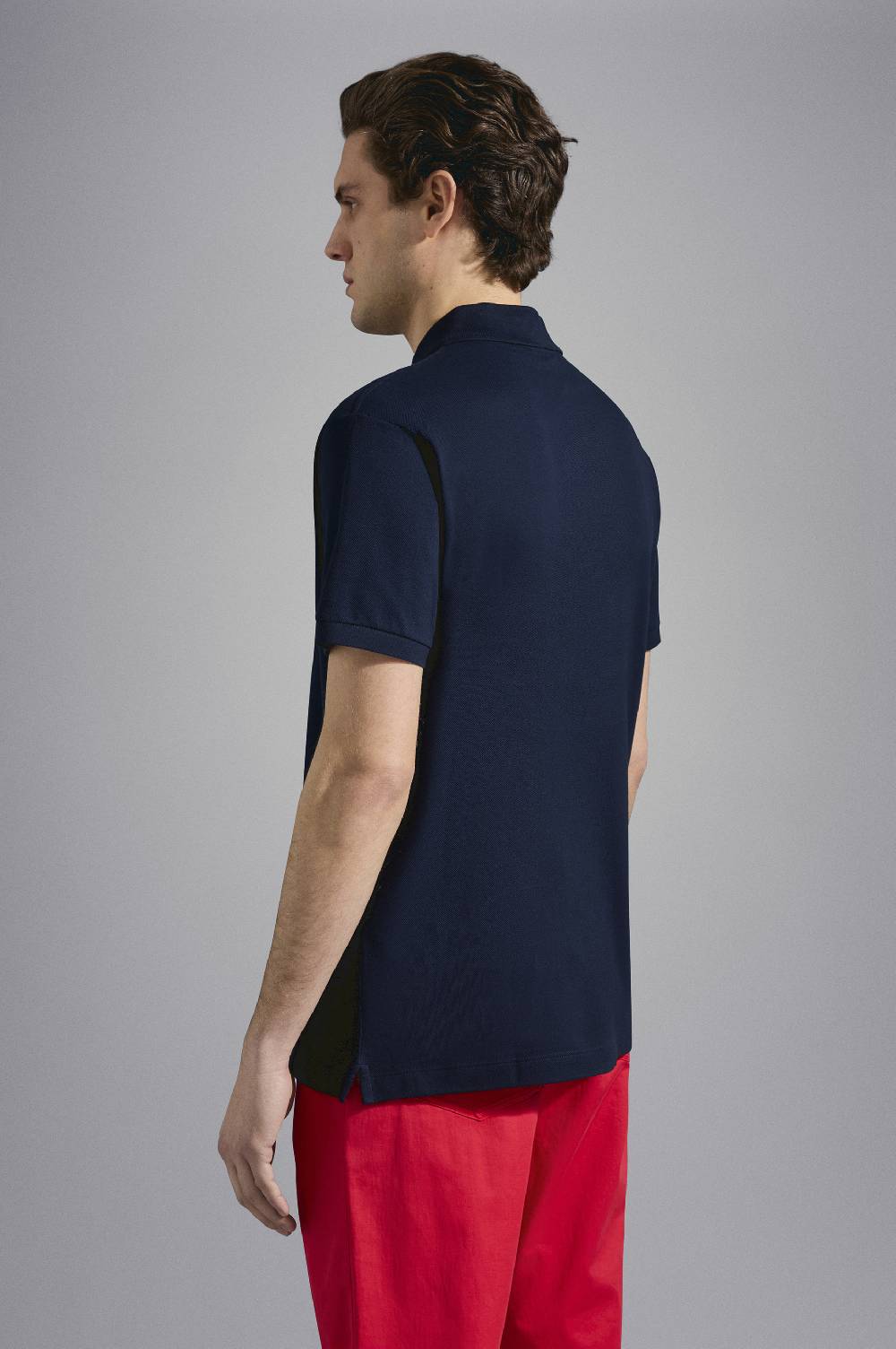 Paul & Shark Polo in cotone piqué con badge iconico Paul & Shark Presa