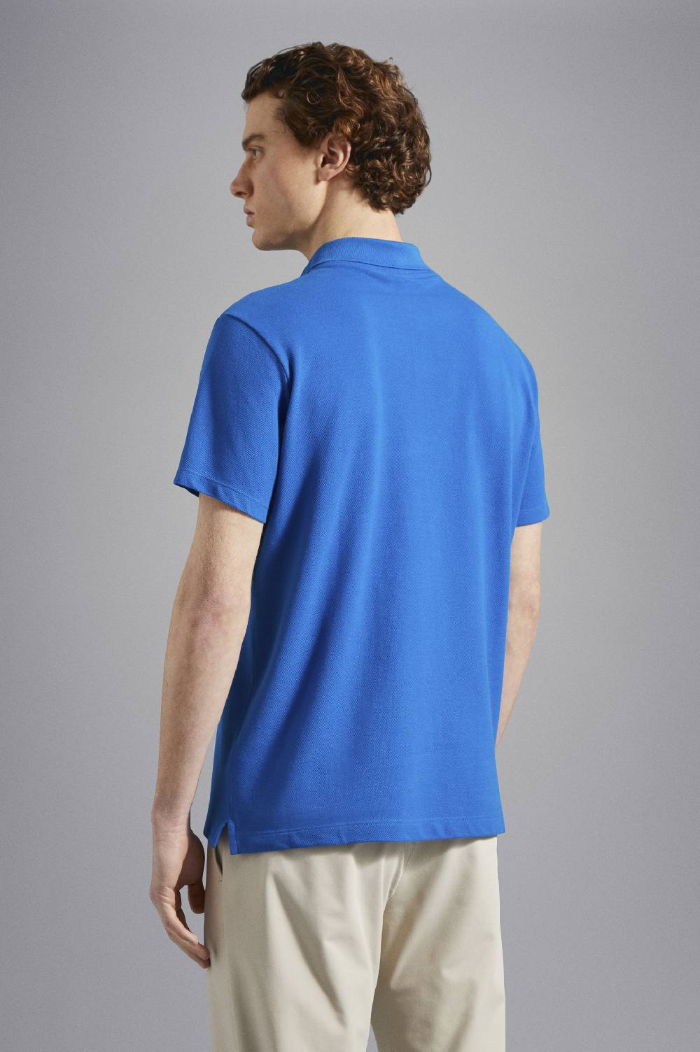 Paul & Shark Polo in cotone piqué con badge iconico Paul & Shark Sconto