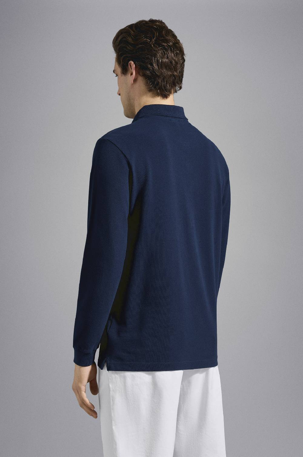 Paul & Shark Polo in cotone piqué con badge iconico Paul & Shark Offerta