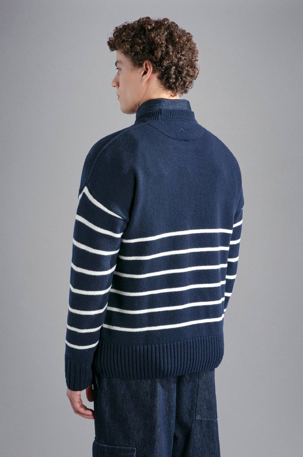 Paul & Shark Maglia in Re-Wool con intarsio Shark Paul & Shark Hotsell