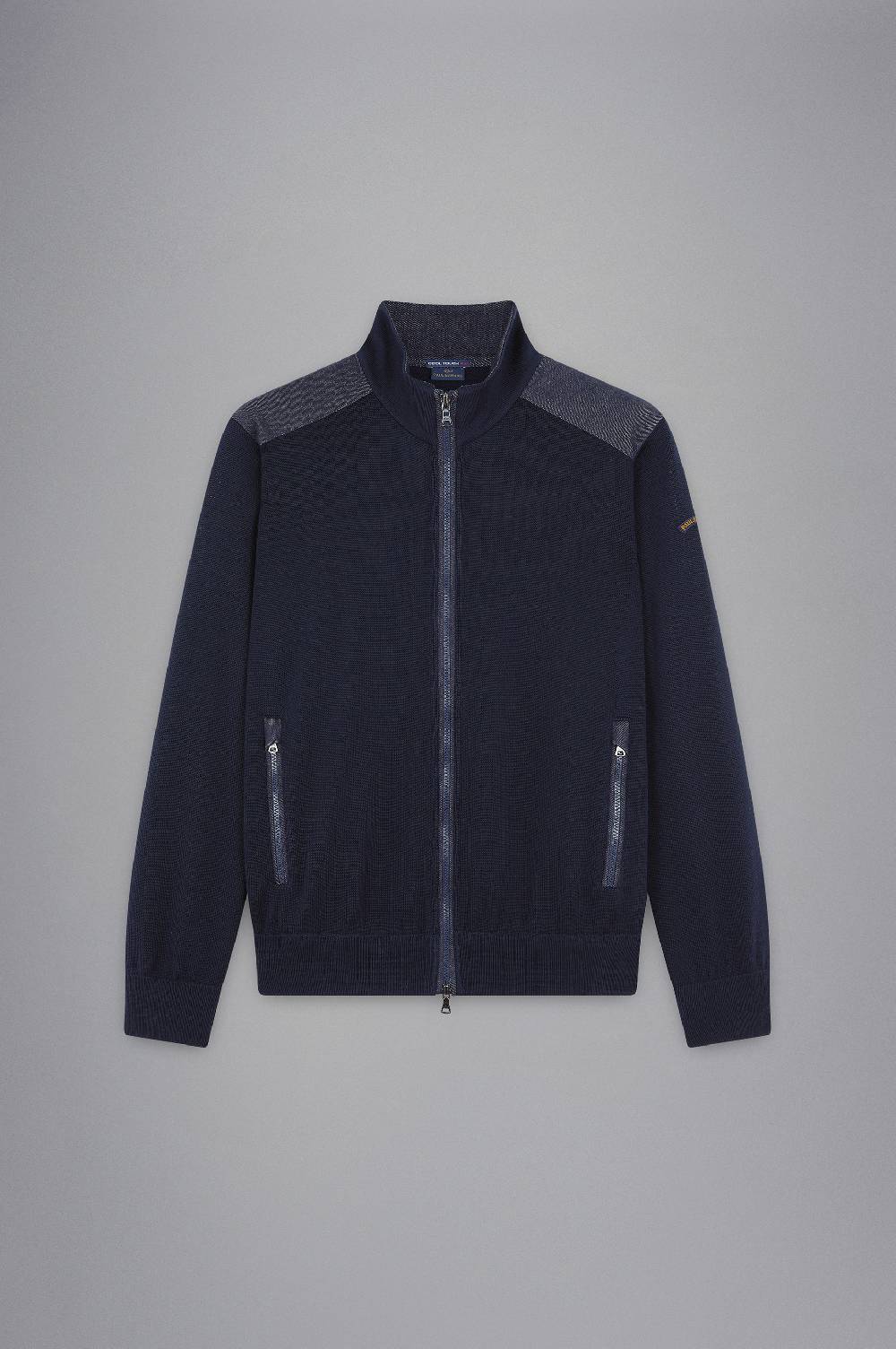 Paul & Shark Maglia in lana con inserti in denim Paul & Shark I Più Venduti