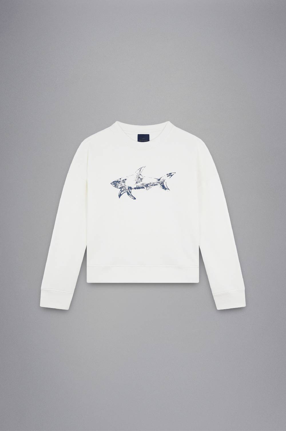 Paul & Shark Felpa in cotone Winter Fleece con stampa Paul & Shark Comprare a buon mercato