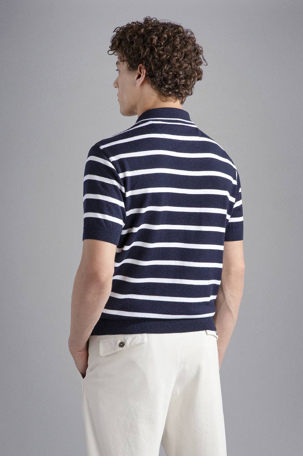 Paul & Shark Polo in Summer Wool con motivo a righe Paul & Shark Latest fashion