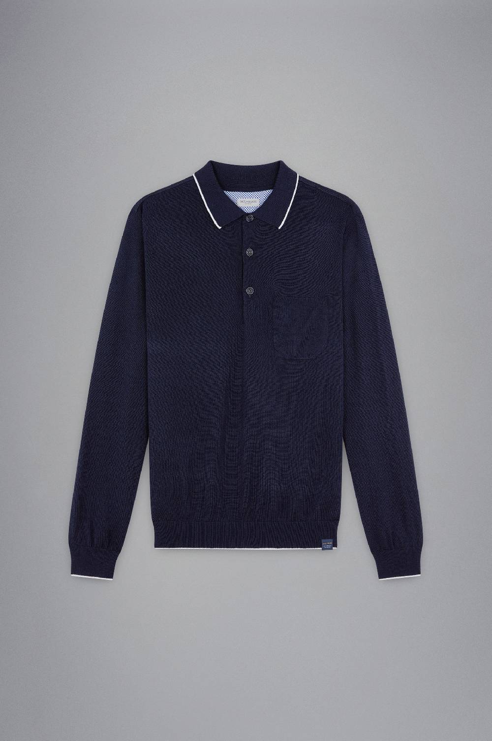 Paul & Shark Polo in Summer Wool con profili a contrasto Paul & Shark Nuovi prodotti