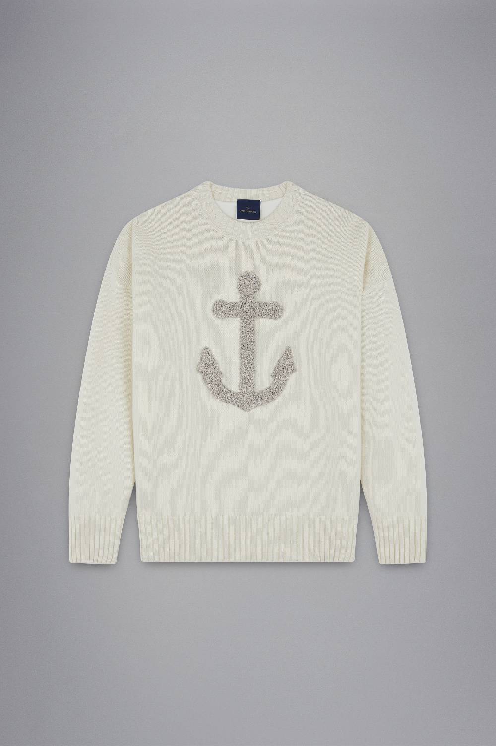 Paul & Shark Girocollo Re-Wool con ancora ricamata Paul & Shark Discount Store per i nuovi prodotti