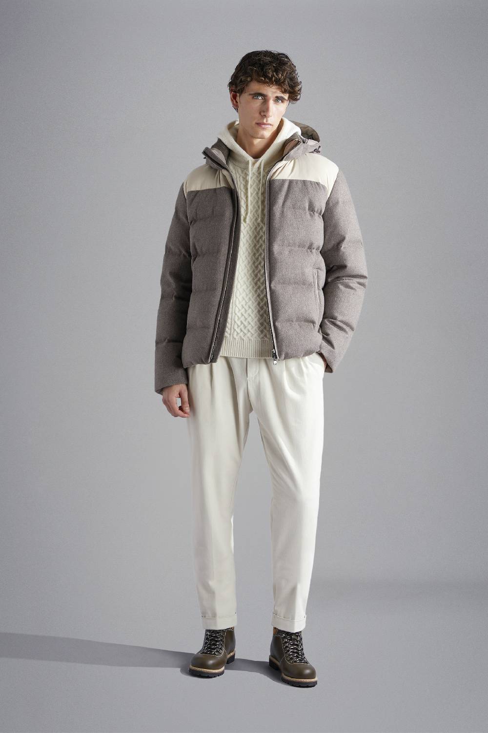 Paul & Shark Maglia con cappuccio in Re-Wool Paul & Shark Solo un giorno rimasto