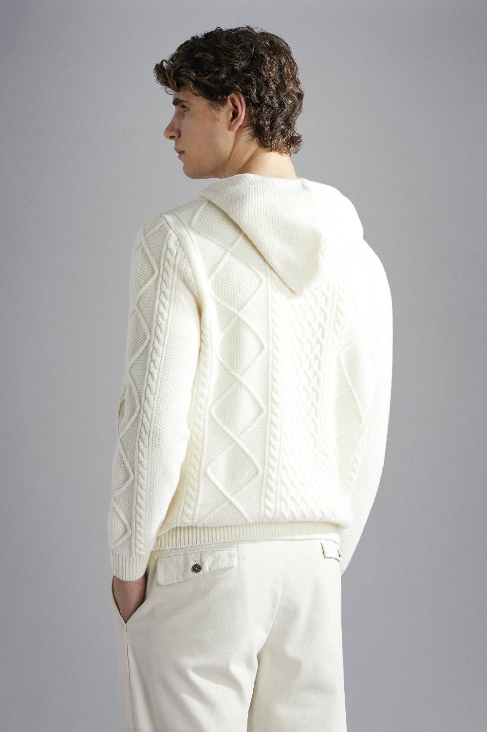 Paul & Shark Maglia con cappuccio in Re-Wool Paul & Shark Solo un giorno rimasto