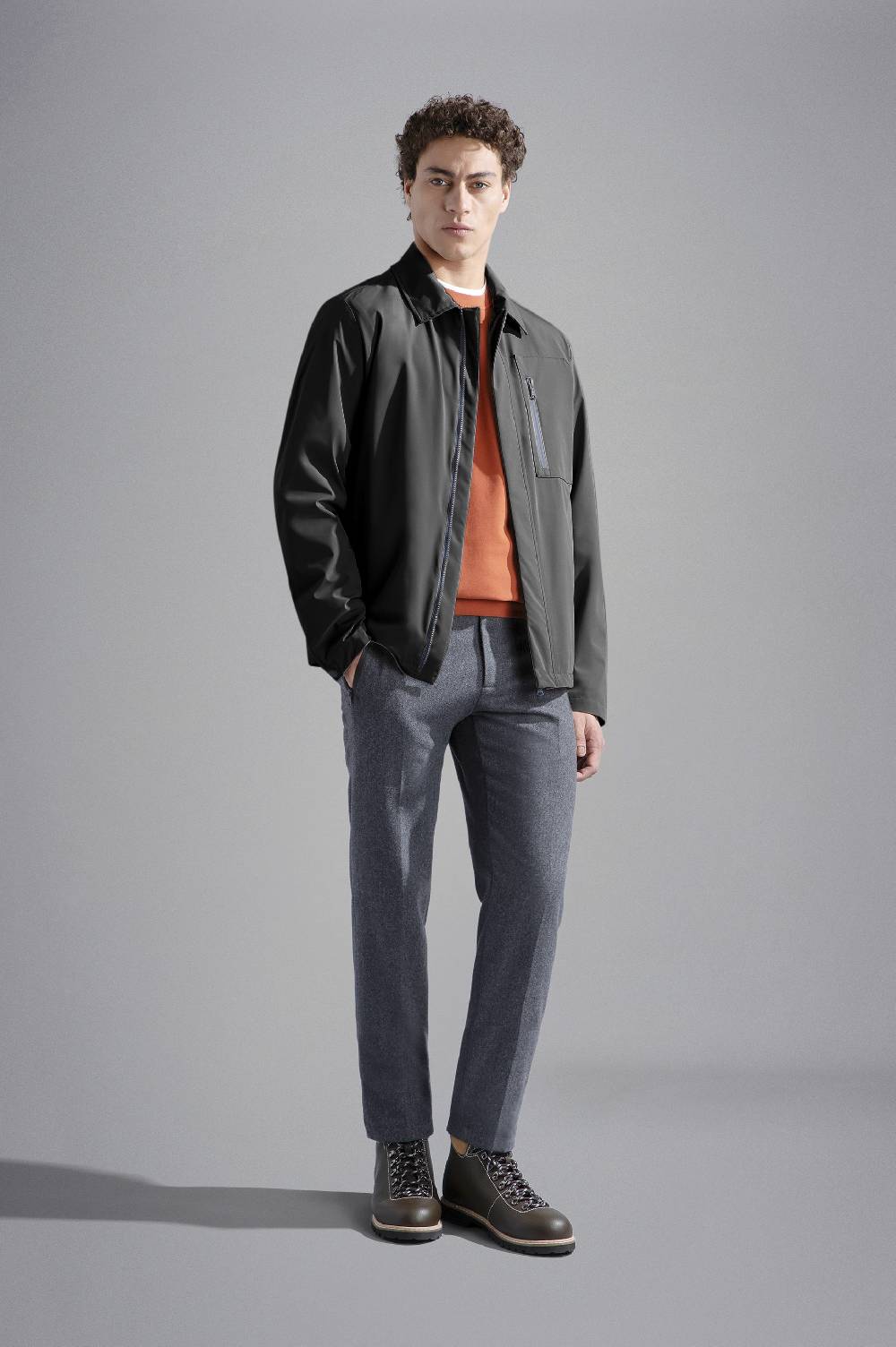 Paul & Shark Shacket in Typhoon Re-4X4 Stretch Paul & Shark Sconti questo mese