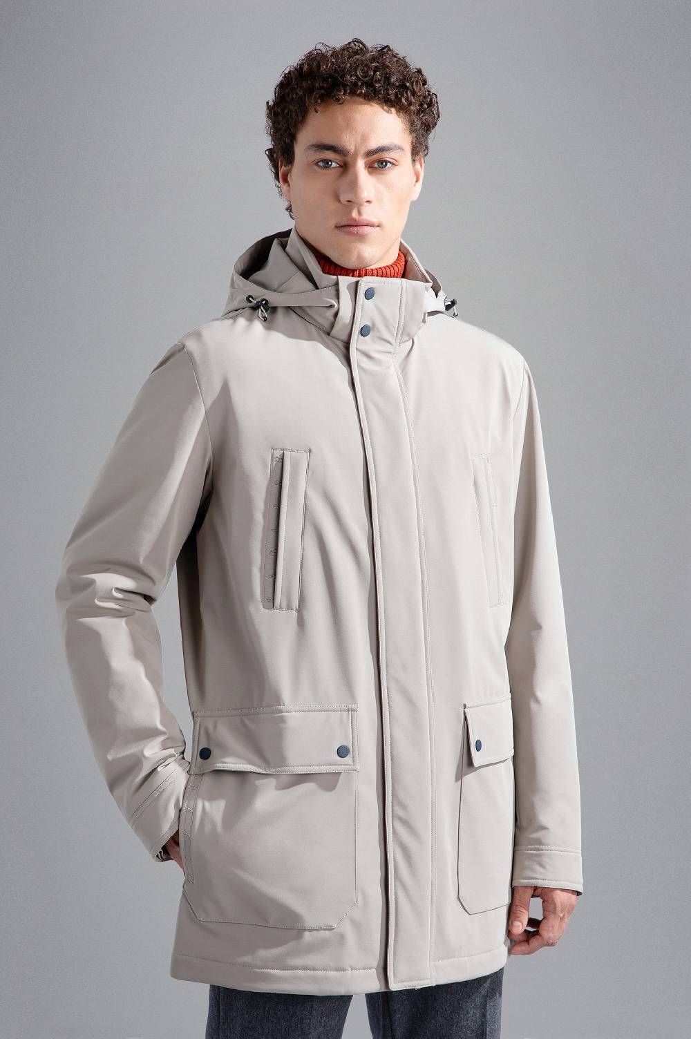 Paul & Shark Carcoat in Typhoon Re-4X4 Stretch Paul & Shark Italia