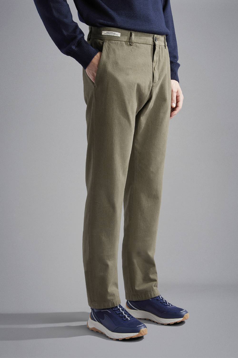 Paul & Shark Pantalone chino in Cotone e Cashmere Paul & Shark Vendita
