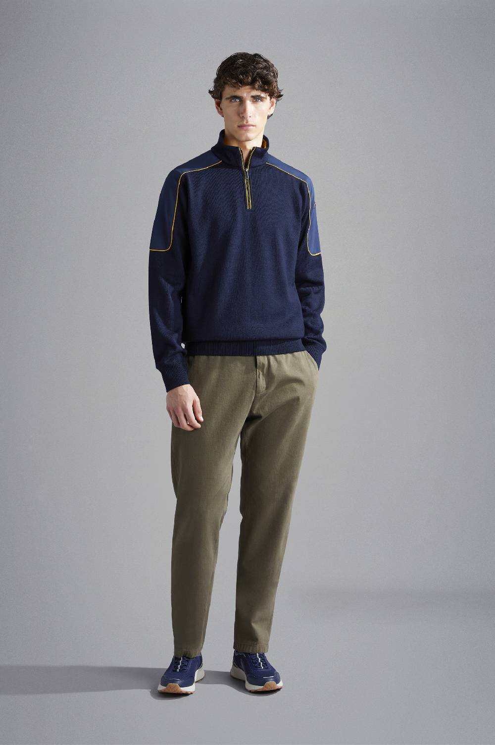 Paul & Shark Pantalone chino in Cotone e Cashmere Paul & Shark Vendita