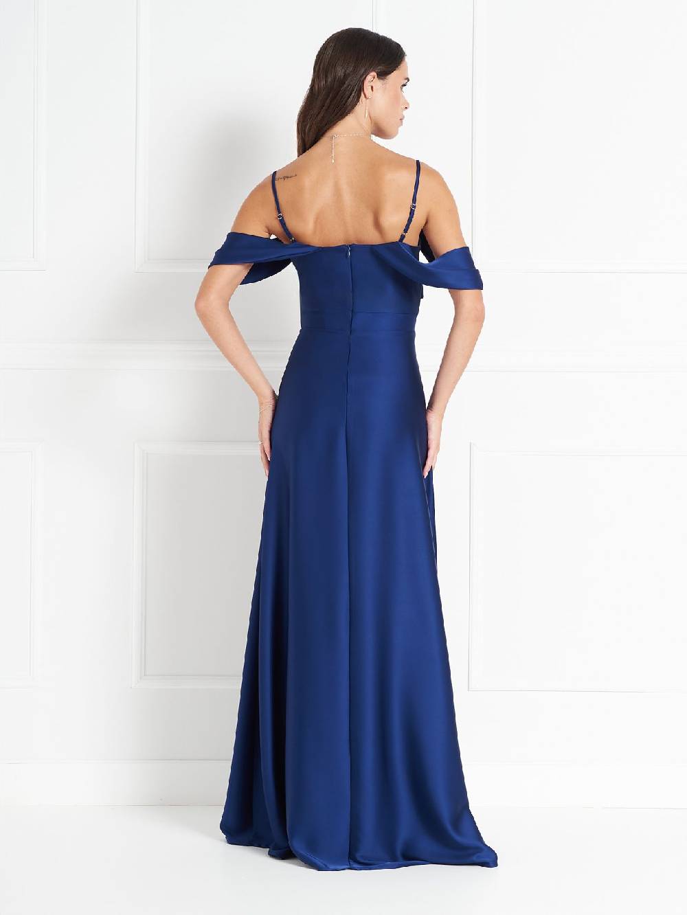 Rinascimento Abito Lungo atelier Blu Prezzo Ridotto