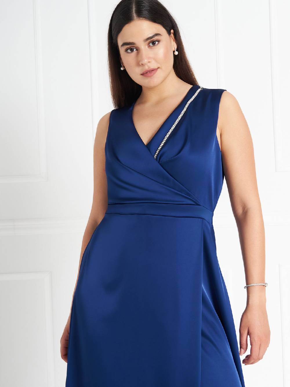Rinascimento Abito Curvy atelier Blu Offerta