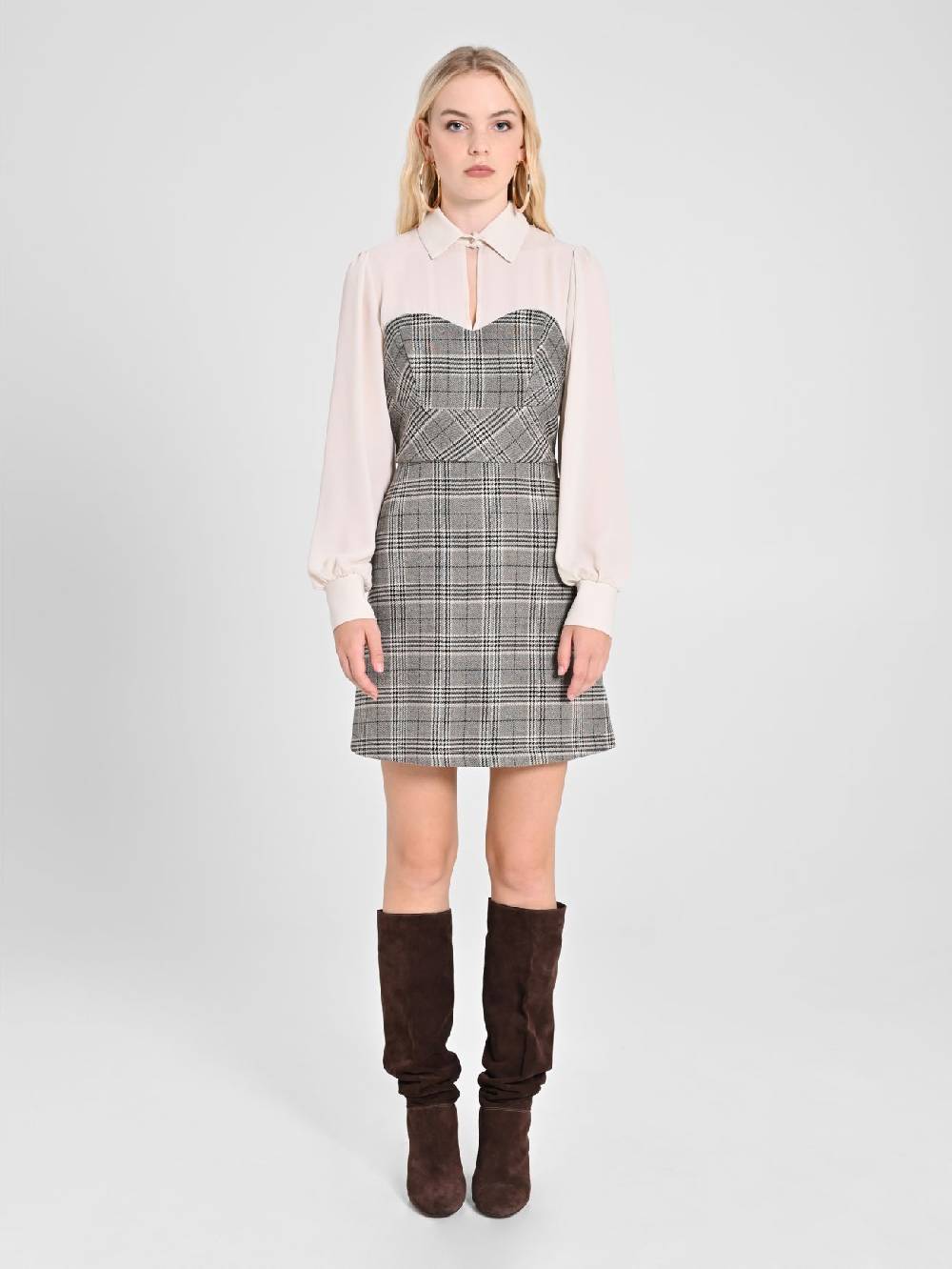 Rinascimento Abito Bustier Principe di Galles Saldi