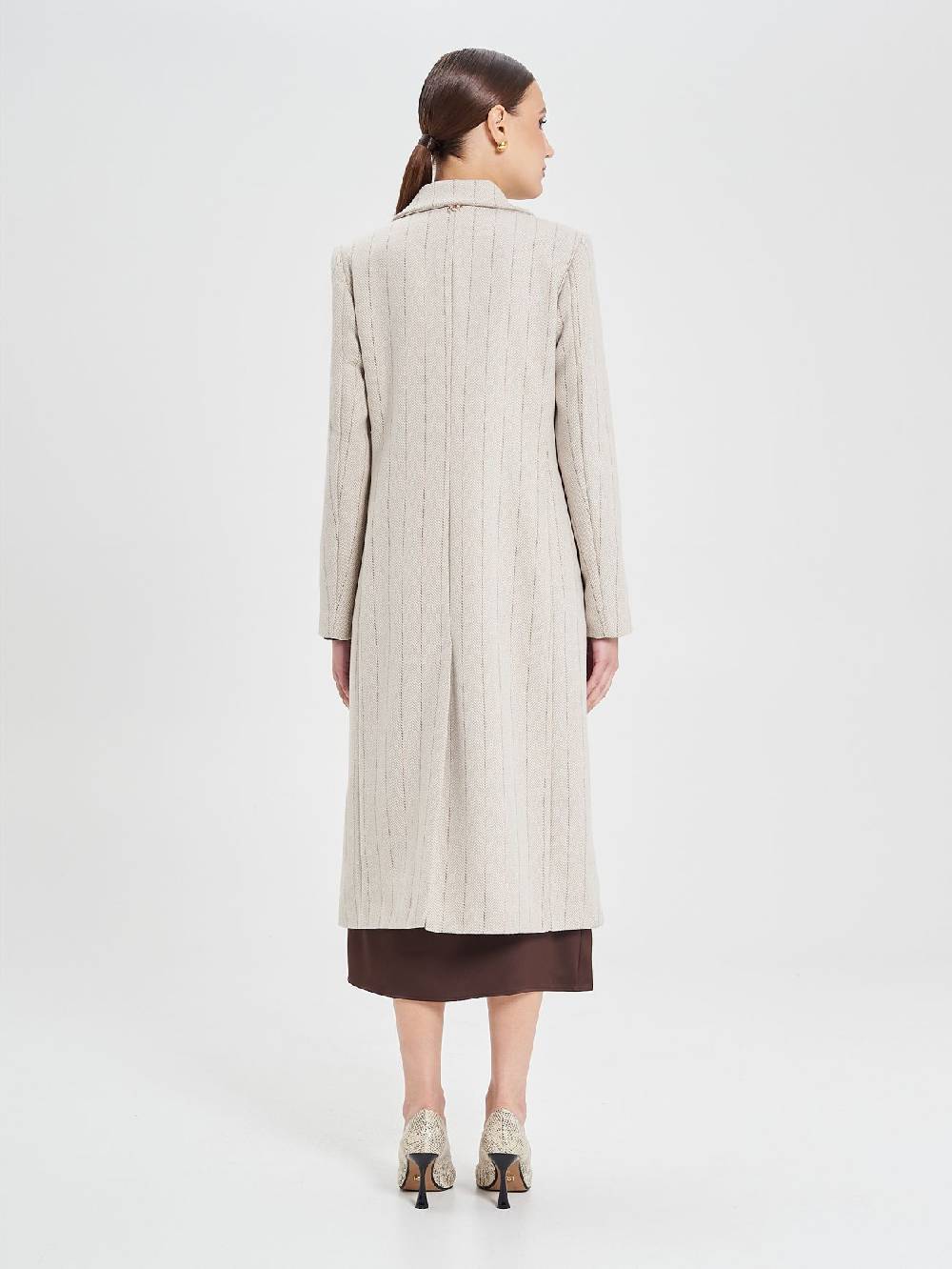 Rinascimento Cappotto Beige Spinato Offerte