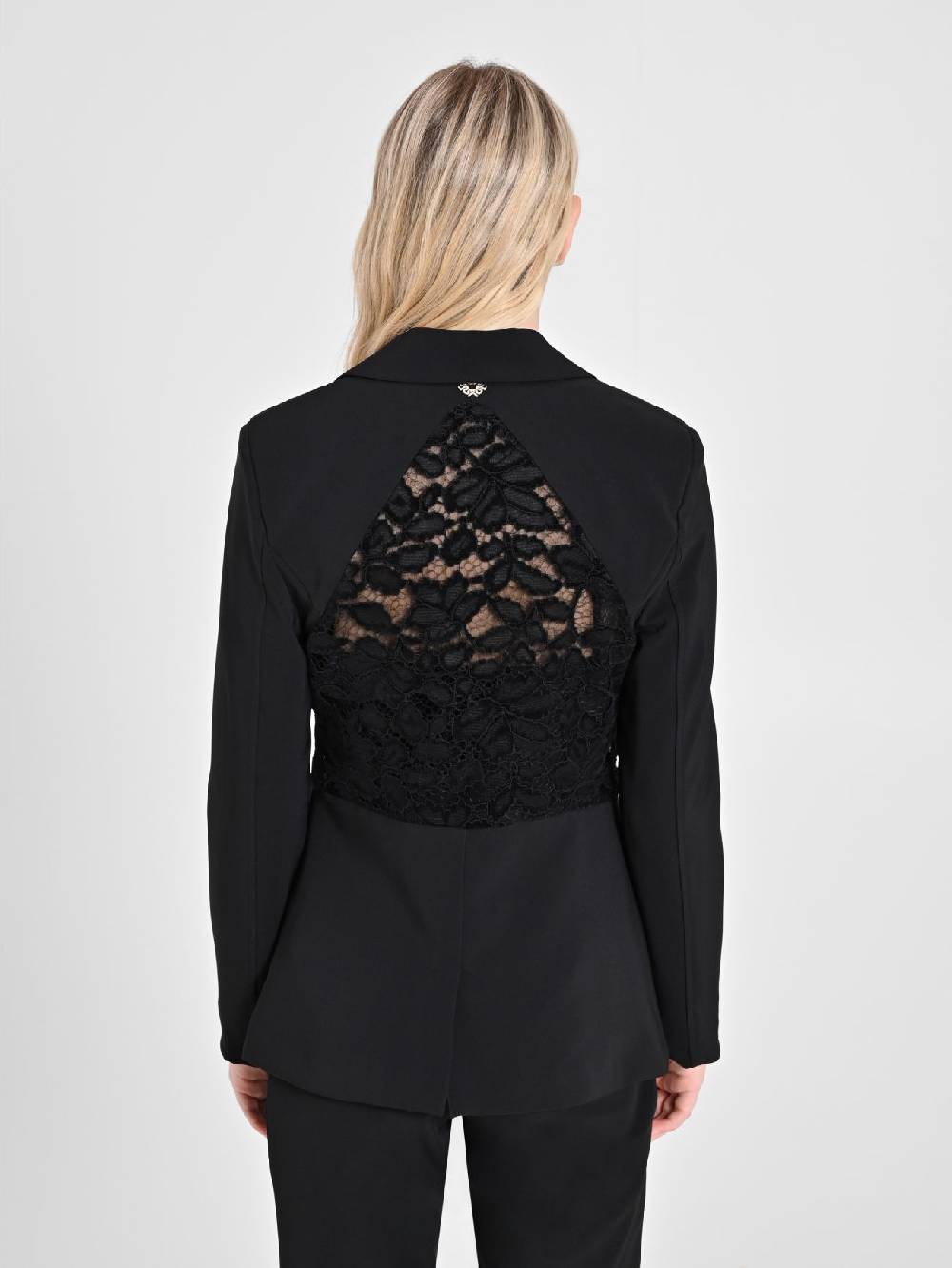 Rinascimento Giacca con inserto Pizzo & Velluto Negozio