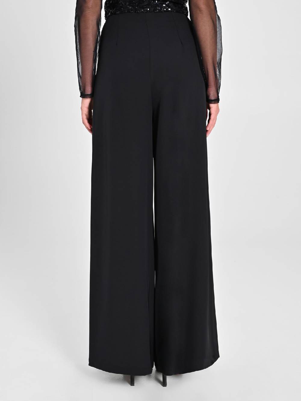 Rinascimento Pantaloni Neri Ampi Moda