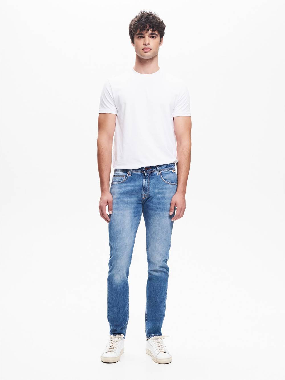 Rinascimento Jeans Slim-Fit Uomo Blu QB24 Hotsell