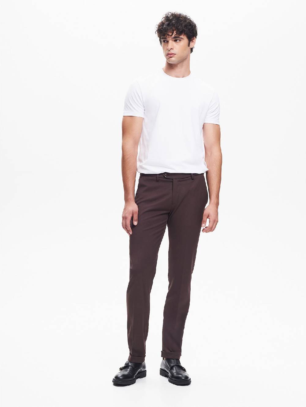 Rinascimento Pantaloni da abito Uomo Poliviscosa Moro QB24 Hotsell