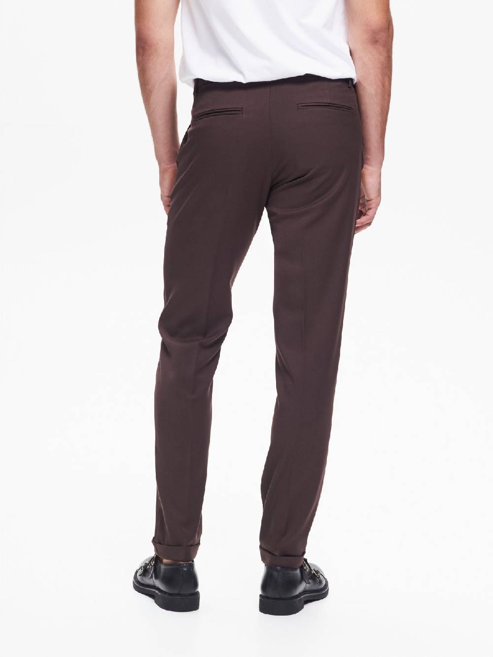 Rinascimento Pantaloni da abito Uomo Poliviscosa Moro QB24 Hotsell