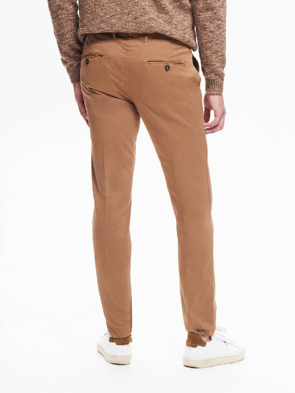Rinascimento Pantaloni Uomo Chinos Basic Cammello QB24 I Più Venduti