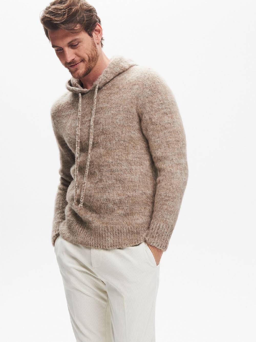 Rinascimento Maglia con Cappuccio Uomo Garzata QB24 Vendite Flash