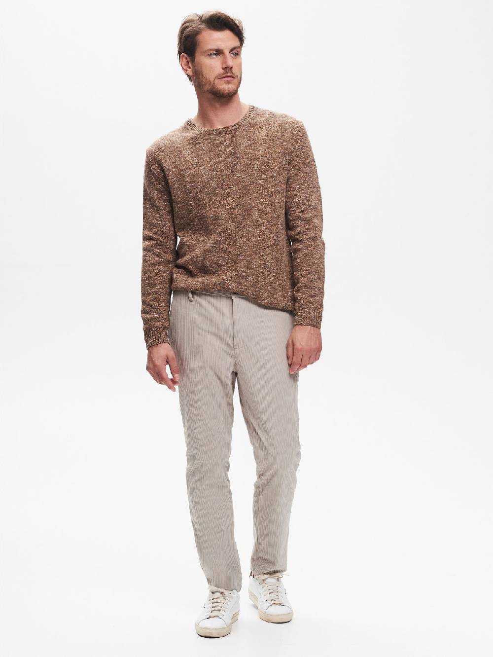 Rinascimento Pantaloni in Velluto Uomo Costa Francese QB24 Vendite stagionali