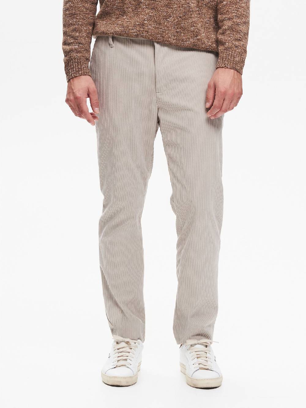 Rinascimento Pantaloni in Velluto Uomo Costa Francese QB24 Vendite stagionali
