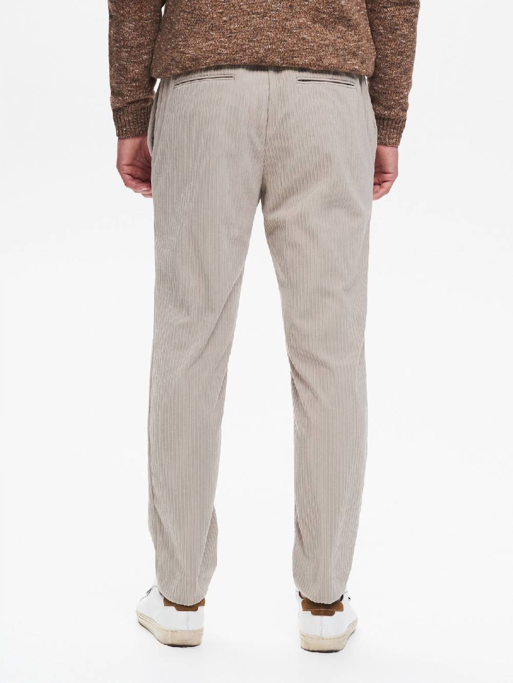 Rinascimento Pantaloni in Velluto Uomo Costa Francese QB24 Vendite stagionali