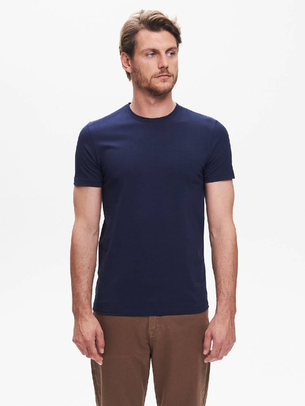 Rinascimento T-shirt Girocollo Uomo Blu QB24 Moda