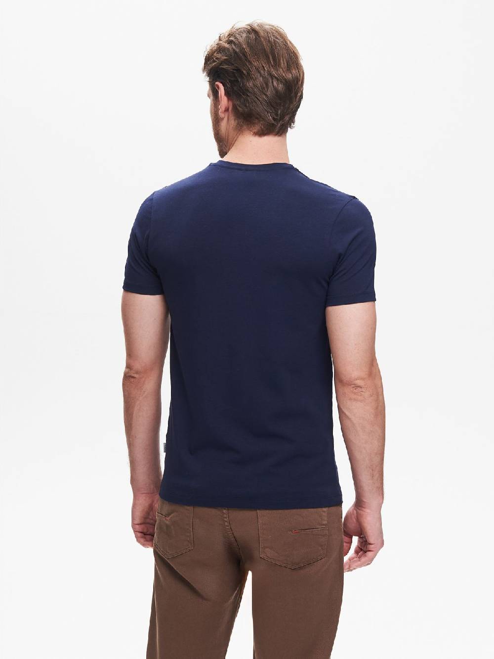 Rinascimento T-shirt Girocollo Uomo Blu QB24 Moda