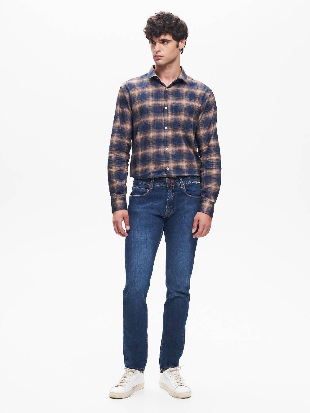 Rinascimento Jeans Slim-Fit Uomo Basic Blu QB24 Italy