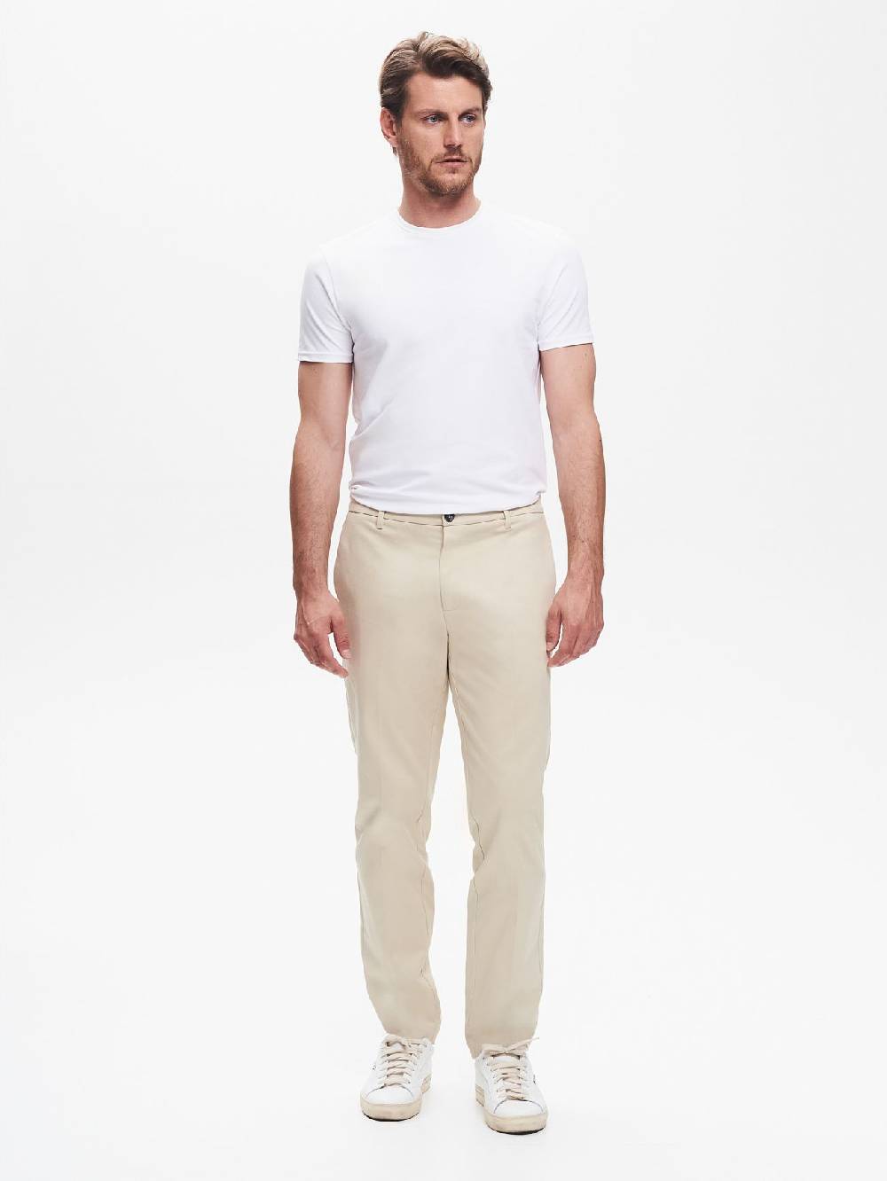 Rinascimento Pantaloni Regular-Fit Uomo in Gabardina QB24 2025