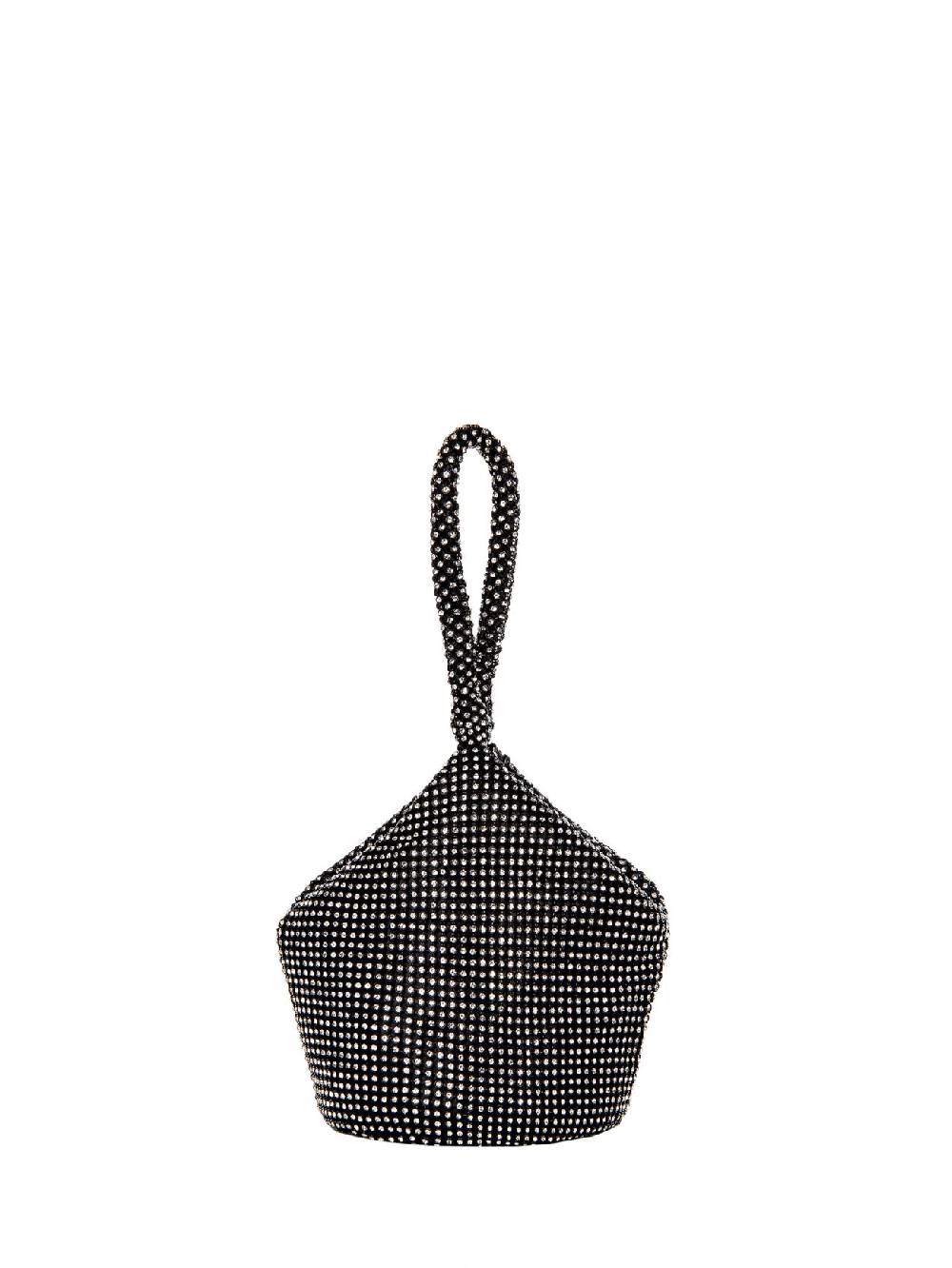 Rinascimento Pochette Morbida Strass In Vendita
